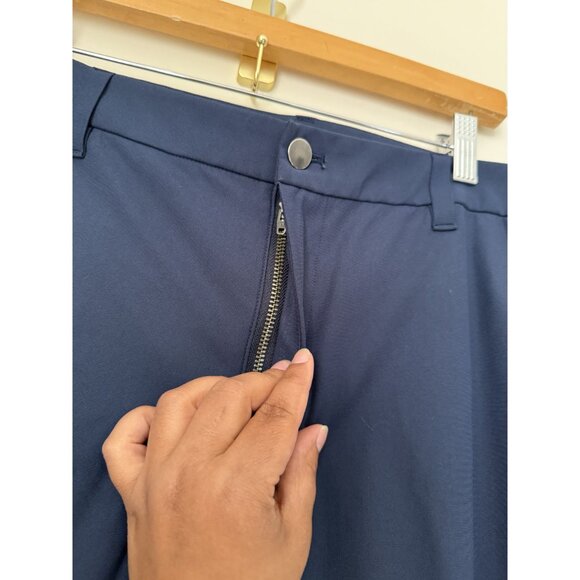 Lululemon Men's Blue ABC Classic Fit Trouser Men Sz 40 Short‎ Warpstreme Pants - Picture 2 of 6